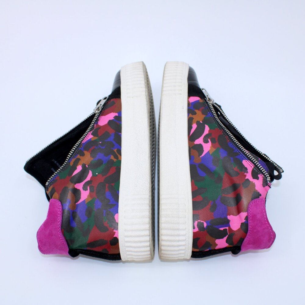 Steve Madden Zade Leather Upper High-Top Sneakers 9M - Picture 7 of 8